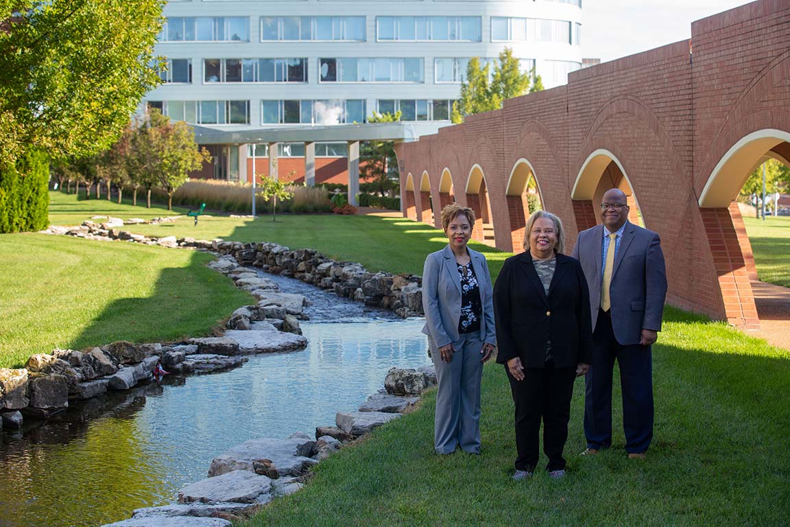 Denise Hooks-Anderson, M.D., Marilyn Maxwell, M.D. and Daniel Blash, Ph.D.